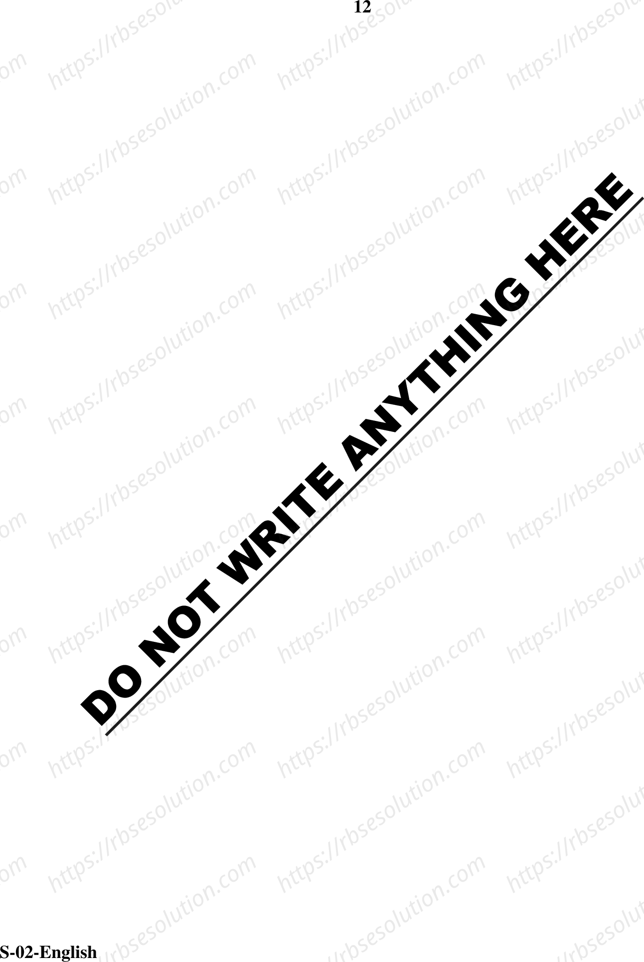 RBSE Class 10th 2020 English Model Papers Sample Papers 11