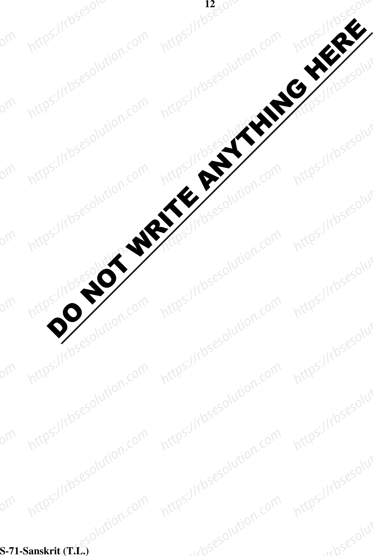 RBSE Class 10th 2020 Sanskrit Model Papers Sample Papers 11