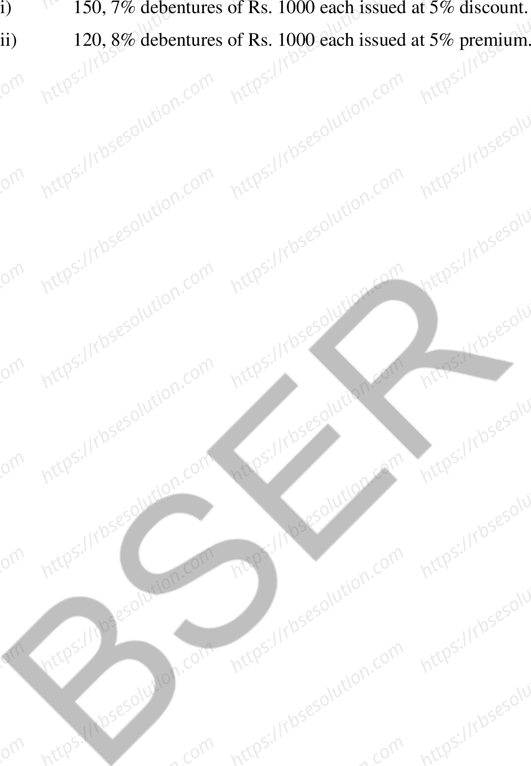 RBSE Class 12th 2025 Accountancy Sample Papers 22