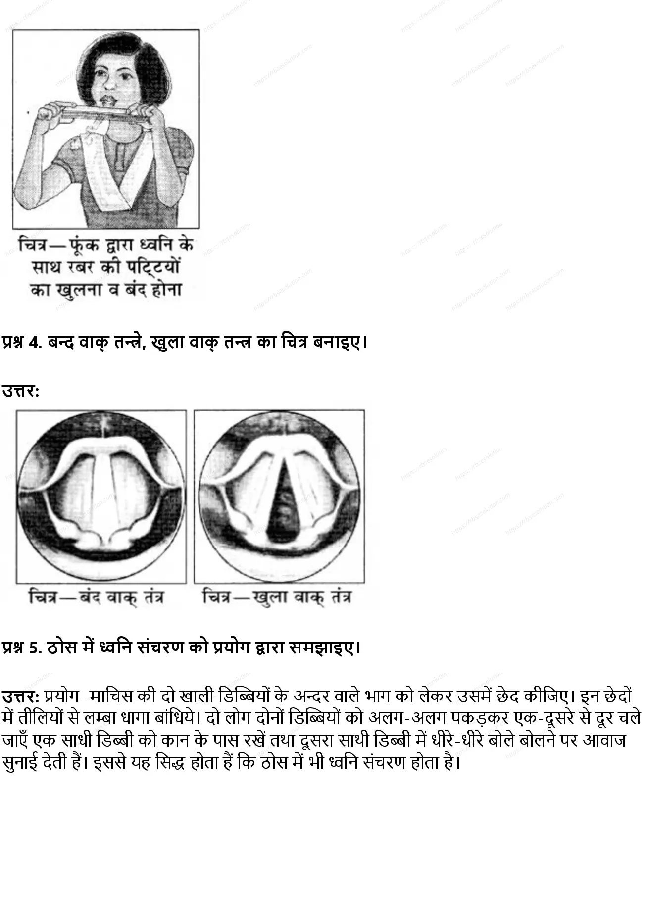 RBSE Class 8th विज्ञान ध्वनि Solutions 13