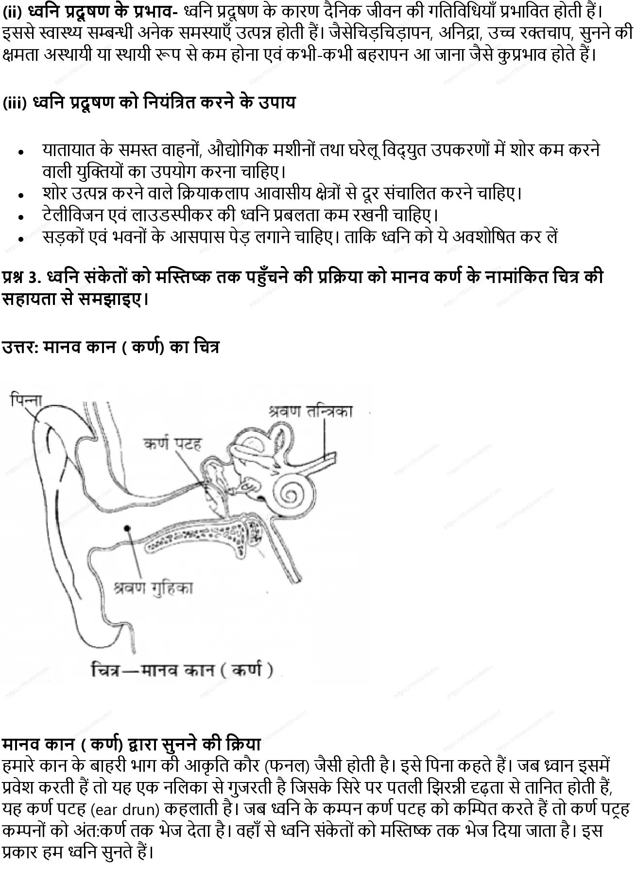 RBSE Class 8th विज्ञान ध्वनि Solutions 6